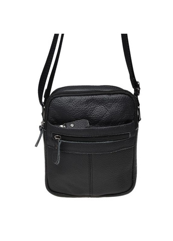 Чоловіча шкіряна сумка через плече K11816-black Keizer (311553041)