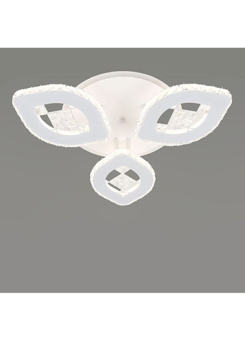 Люстра светодиодная потолочная с RGB подсветкой LED SRS-20049/3 белая Light House (379918990)