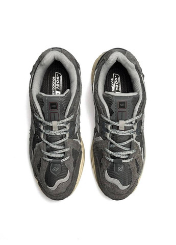 Сіро-бежеві Осінні кросівки чоловічі new balance No Brand 1906D GTX Grey Beige