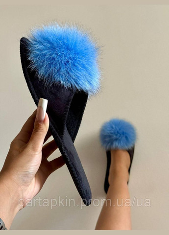 Фиолетовые тапочки женские для ламината с натуральным мехом. фиолетовый, 36 No Brand