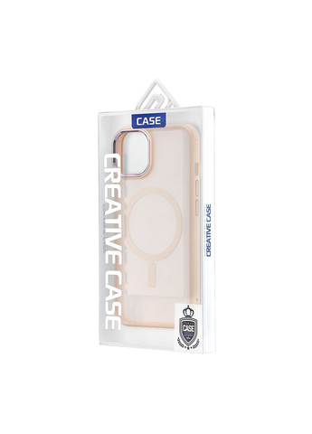 Чохол Magnetic Crystal with MagSafe Peach Case iPhone 14 (297452588)