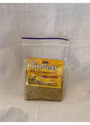 Пісок органічний для папуг та птиць ТМ RioPets вес 1 кг відро No Brand (320950269)