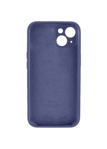 Силіконовий чохол з закритою камерою для iPhone 14 White No Brand (382804226)