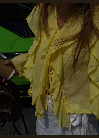 Жёлтая женская блузка FINO Mode