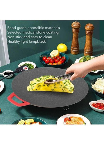 Электрический лист для жарки гриль с антипригарным покрытием R.5304 1800W UR-478 Варочная поверхность RAF (356732188)