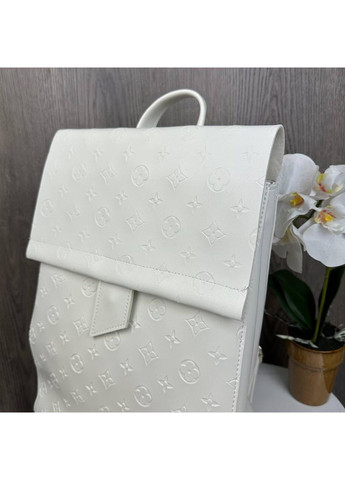 Жіночий рюкзак сумка трансформер з екошкіри молочний для міста та прогулянокна сумка для дівчат ProDobro (363136408)