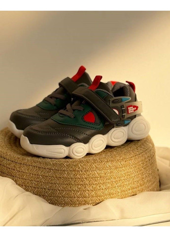 Сірі Осінні кросівки дитячі сірі Jong Golf