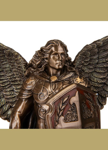 Статуэтка-панно на стену с чашей Архангел Михаил 26х16х4 см 78023 Veronese (302239285)