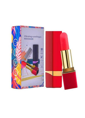 Вибратор для клитора "Помада" 10 режимов USB черный No Brand (370611906)