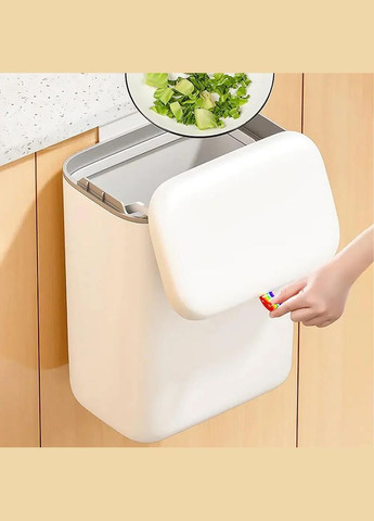 Відро для сміття C2 кухонне навісне 10 л Joybos (315137510)