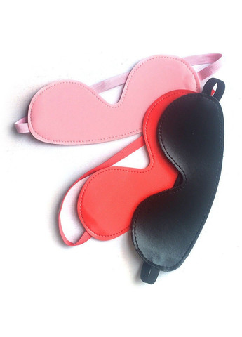 Розовая маска на глаза "Pono"– Садо-мазо No Brand (288538709)