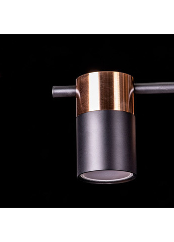 Стельова люстра на 6 лампочок 3321/6/BK+Bro No Brand (352230225)