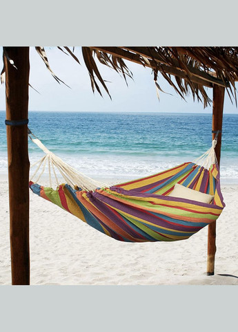 Гамак гавайский Garden тканевый с чехлом цветной Jumi (301865566)