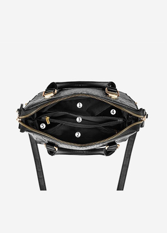 Модна жіноча сумка через плече з брелоком, сумочка під рептилію зміїна екошкіра Коричневий No Brand (334731152)