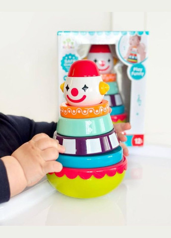 Дитяча пірамідка SL83019 неваляшка Клоун Fun Game (327217393)