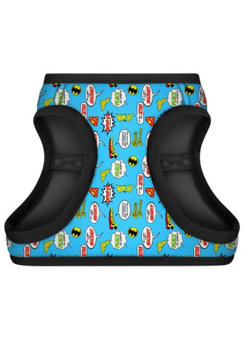 Шлея для собак Clothes з QR паспортом "Ліга Справедливості в блакитному" XS1 (1001-4002) WAUDOG Clothes з QR паспортом &quot;Ліга Справедливості в блак (366487389)