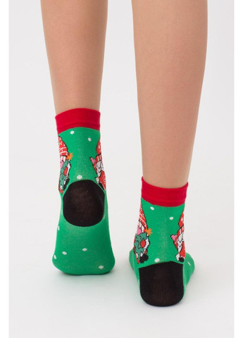 Зелені дитячі шкарпетки Giulia новорічні (370626926)