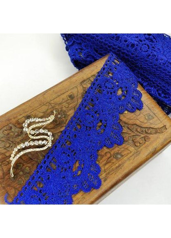 Кружево макраме 6,5см (13м) Цвет - Синий электрик (07-T1138-10) Plus-plus (352747651)