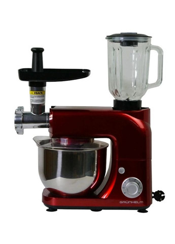 Кухонний комбайн GKM0022R 1800 Вт червоний Grunhelm (336147970)