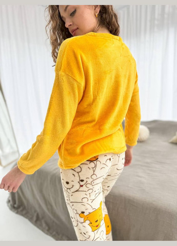 Желтая зимняя пижама женская желтая xs (2734) GT