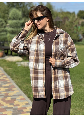 Коричневая рубашка Maybel