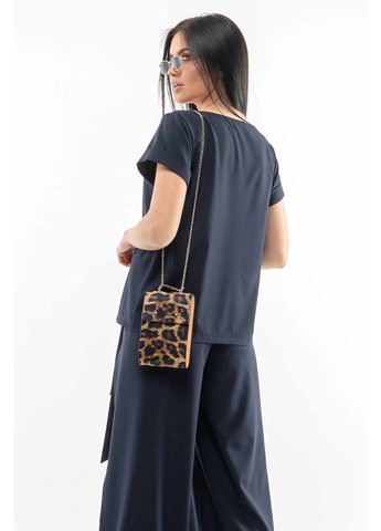 Тёмно-синяя блуза Ри Мари