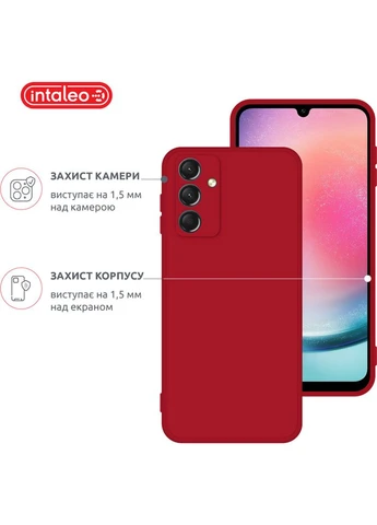 Чехол SoftShell для Samsung Galaxy A24 Red (1283126585746) Intaleo (392663113)