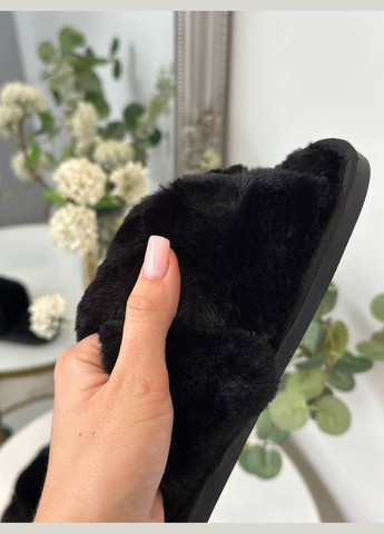 Черные тапочки No Brand