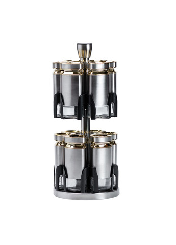 Набір баночок для спецій на підставці 12 баночок по 120 мл, TS Kitchen (328440868)