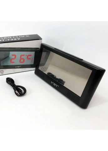 Стильные настольные часы, Настольные часы с ярким светодиодным LED дисплеем OS-29 VST (378153600)