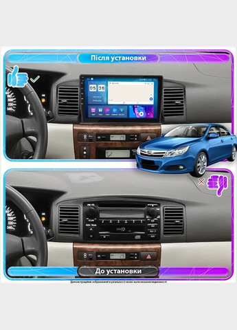 Штатна магнітола для BYD F3 II 2012-2018 екран 9" 4/64 Gb CarPlay 4G Wi-Fi GPS Prime 6шт Lesko (336205886)