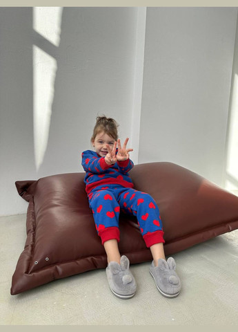 Синий демисезонный костюм детский в бельевом стиле No Brand