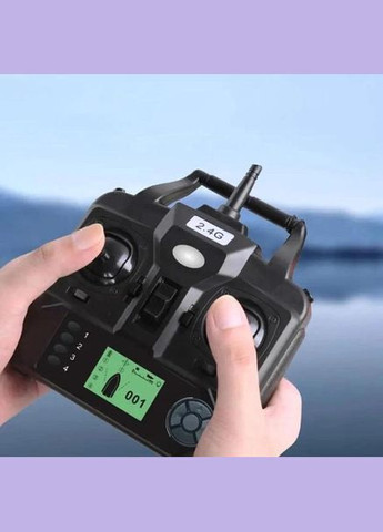 Кораблик на радіокеруванні для завезення підгодовування та снастей R3 + сумка для переноски Чорний (RT050674) Boer (317894209)