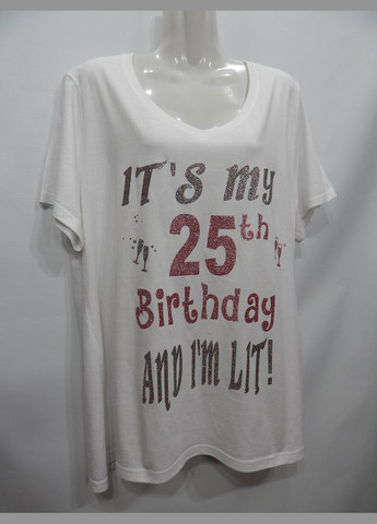 ФУТБОЛКА жіноча трикотажна Батал TIME and TRU UKR 60-62 р. 154фн (тільки у вказаному розмірі, тільки 1 шт) No Brand - (339872412)