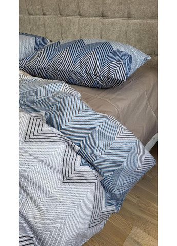 Постільна білизна з резинкою Отто, ранфорс Евро розмір, наволочки 50/70 No Brand (364220061)