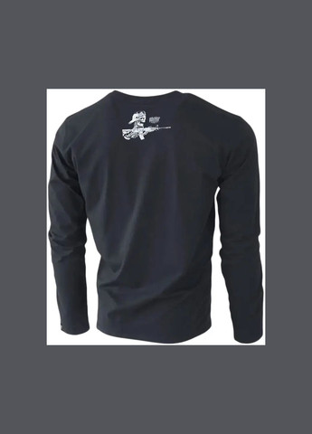 Черная лонгслив gun and roll s276bk Dobermans Aggressive