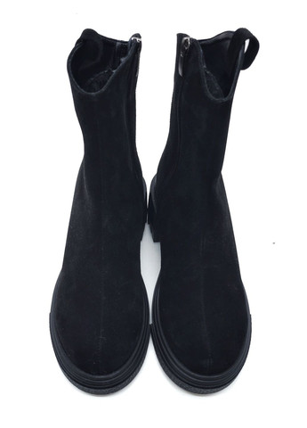 Жіночі черевики зимові чорні замшеві MR-15-3 23,5 см (р) Morento (271828044)