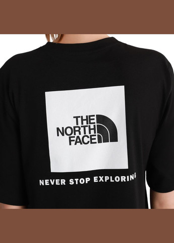 Черная демисезон футболка north face bf redbox tee nf0a4m5qjk31 The North Face