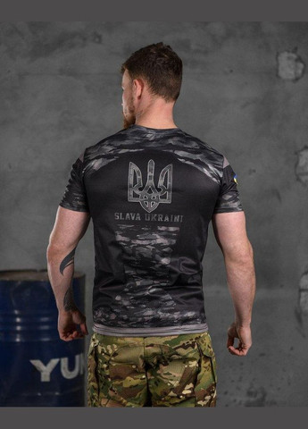 Тактическая потоотводящая футболка Slava Ukraini ВТ6619 XL No Brand (286380061)