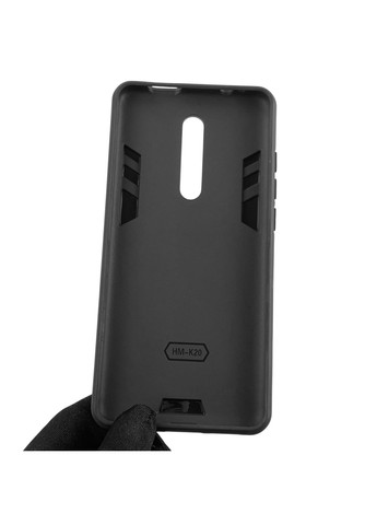 Чехол для телефона K20 бронированный с магнитным кольцом-держателем на сяоми к20 чёрный Xiaomi (366229424)
