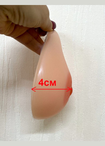 Протезы молочной железы силиконовые 380 г*2шт + бюстгальтер-топ после мастэктомии L чашка C No Brand 8233 (329445578)