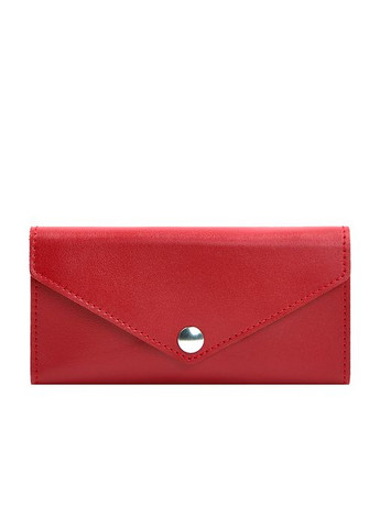 Шкіряний клатч (портмоне) на кнопці 5.0 червоний краст (A-028558) BlankNote (328444961)