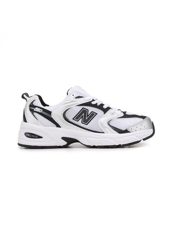 КРОСІВКИ ЖІНОЧІ NEW BALANCE 530 WHITE BLACK 2.0 НЬЮ БЕЛАНС 530 No Brand чорні демісезони (367169459)