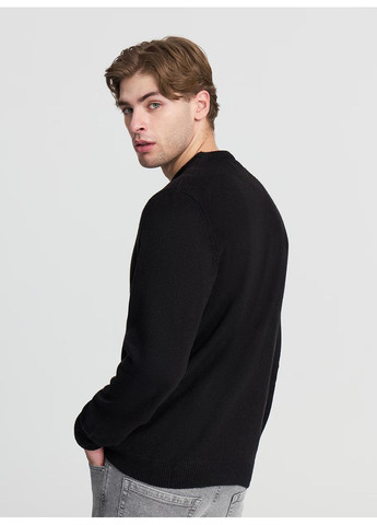 Чорний демісезонний светр чол Terranova