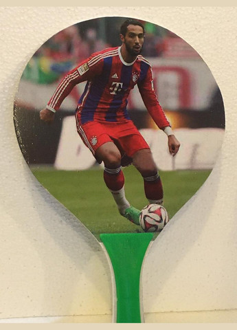 Ракетка 38см, пляж.теннис, мячик, 2 вида (клубы), в сетке, 3823-4см No Brand (301648994)