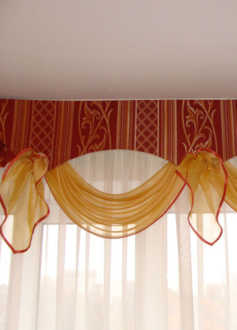 Ламбрекен ламбрекен зі шторою Combi 350см теракотовий (142_1ж) Firanka Exclusive (345733327)