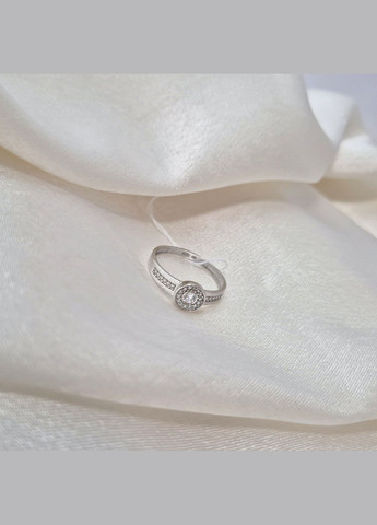 Серебряное кольцо с Белыми Камнями размер серебро 925 пробы Родированное 1601к 1.77г No Brand (322640909)