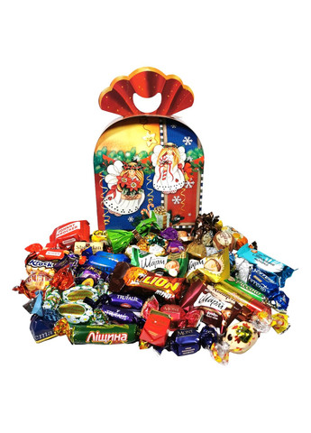 Подарунок №5 (Шоколадний) "Аромат свята ", 520г Унікальна цукерка (372656150)