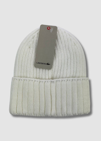 Зимняя шапка бини на флисе - Lacoste / Лакоста No Brand Шапка біні (367117362)