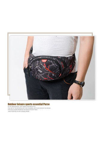 Сумка на пояс чорна з USB-виходом L&M (317284076)